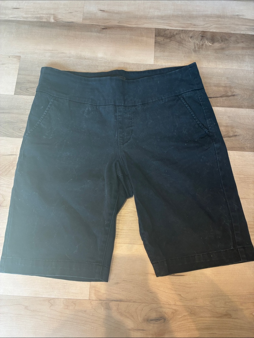 Jag Jeans Black Pull-On Bermuda Shorts with Side Pockets